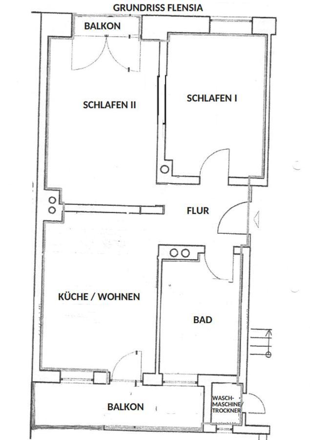 Fewo1846 - Flensia - Geschmackvoll Eingerichtete Wohnung Mit 2 Schlafzimmern Und Balkon Flensburg Luaran gambar